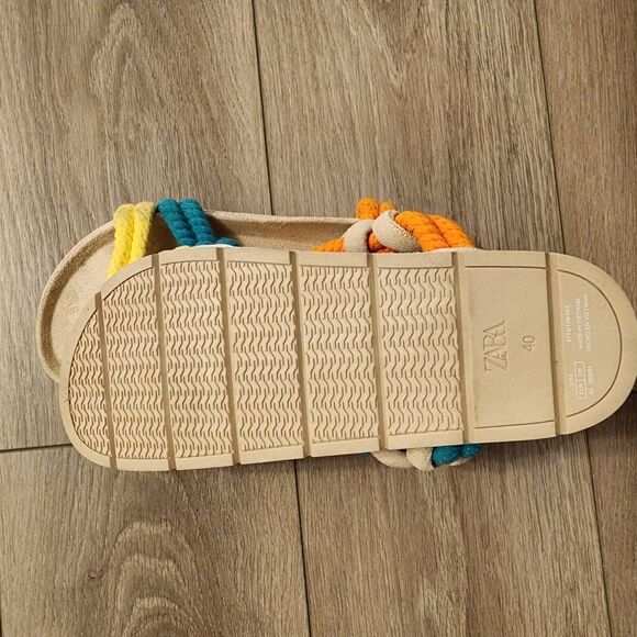 Zara Colorful Braided Sandals - Picture 5 of 5